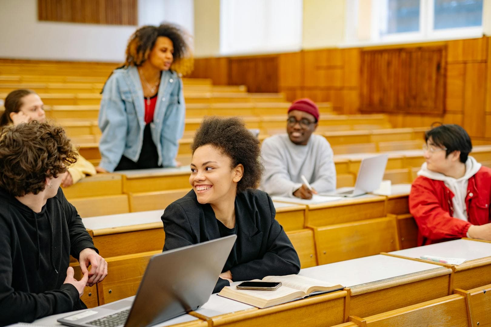 Students in a classroom